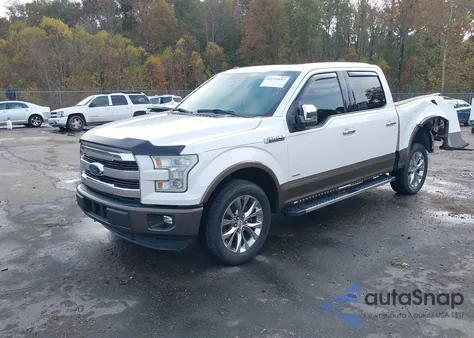 2015 Ford F-150 Lariat из США, поврежденный, VIN 1FTEW1CG6FKE13167